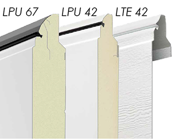 thickness panels garage door